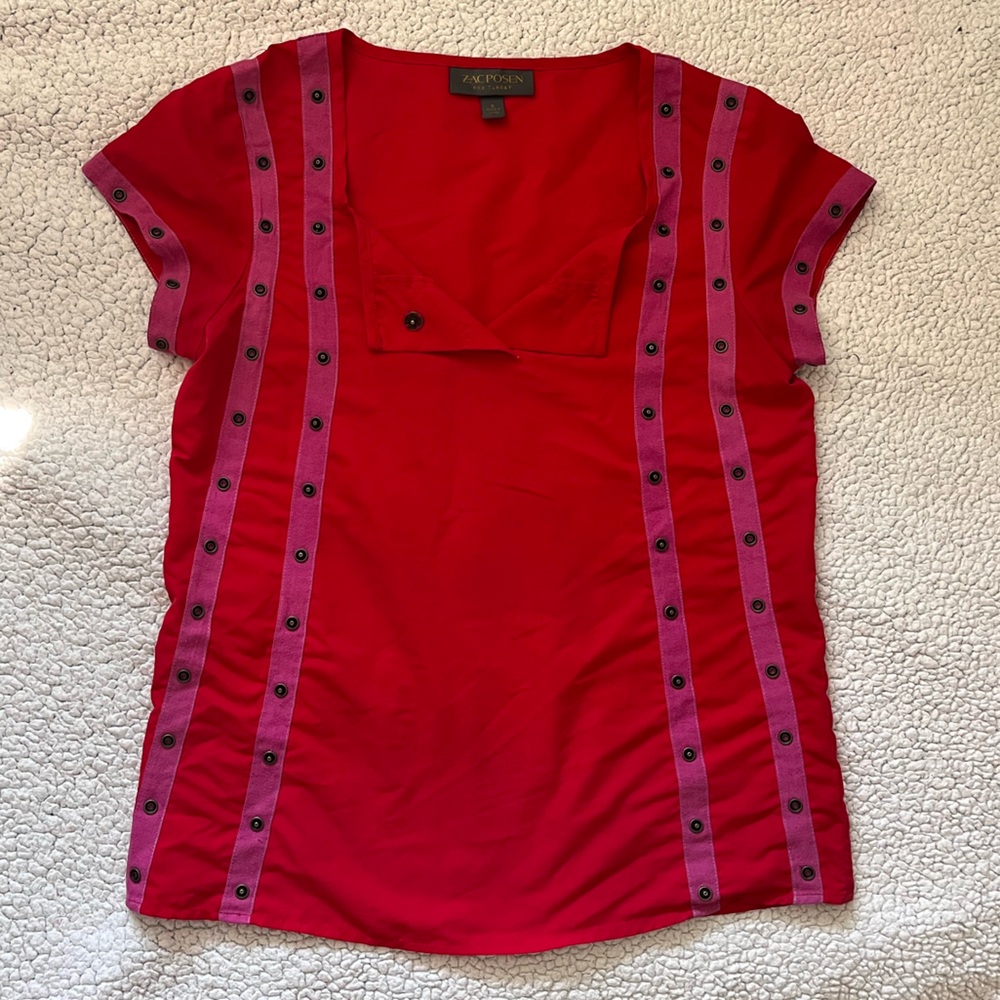 Zac Posen Snap Shirt